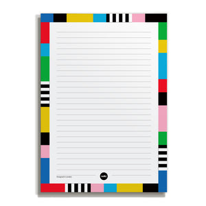 Nolki® Simple Lined Notepad - Transmission